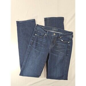 Lucky Brand Brooke Boot Jeans Dark Wash Blue Mid Rise Bootcut Denim 4/27 LONG BT